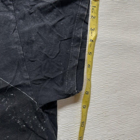 The kooples paris black t shirt cropped  graphic vintage band punk Sz 2 - Picture 9 of 11